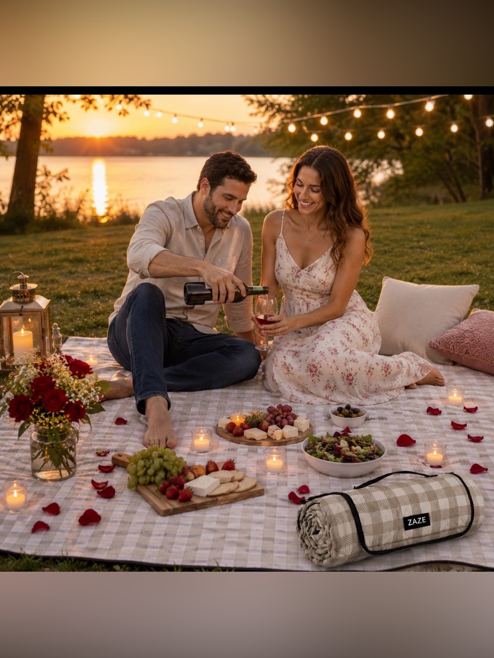 Extra Large Picnic Outdoor Blanket,